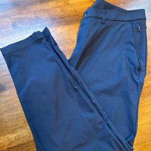 Navy Blue Lululemon Slim Fit ABC Dress Trouser (Commission) 34x29